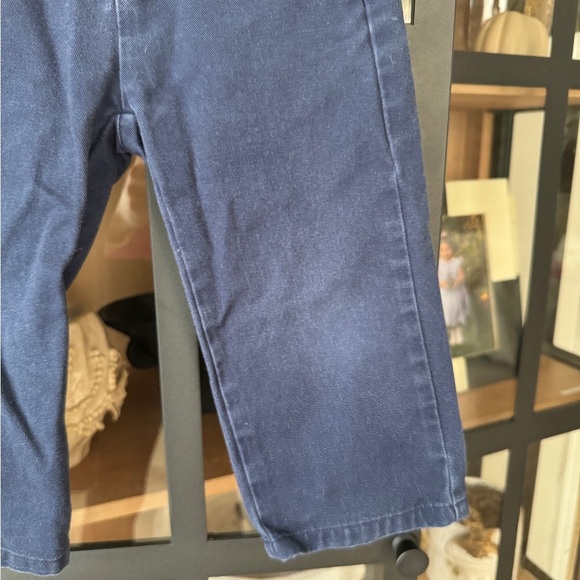 Janie & Jack twill navy pants trousers baby toddler boy formal pullon marine - Picture 5 of 7